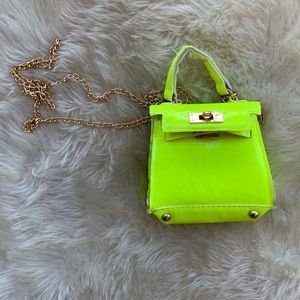Neon Green Micro Mini Bag